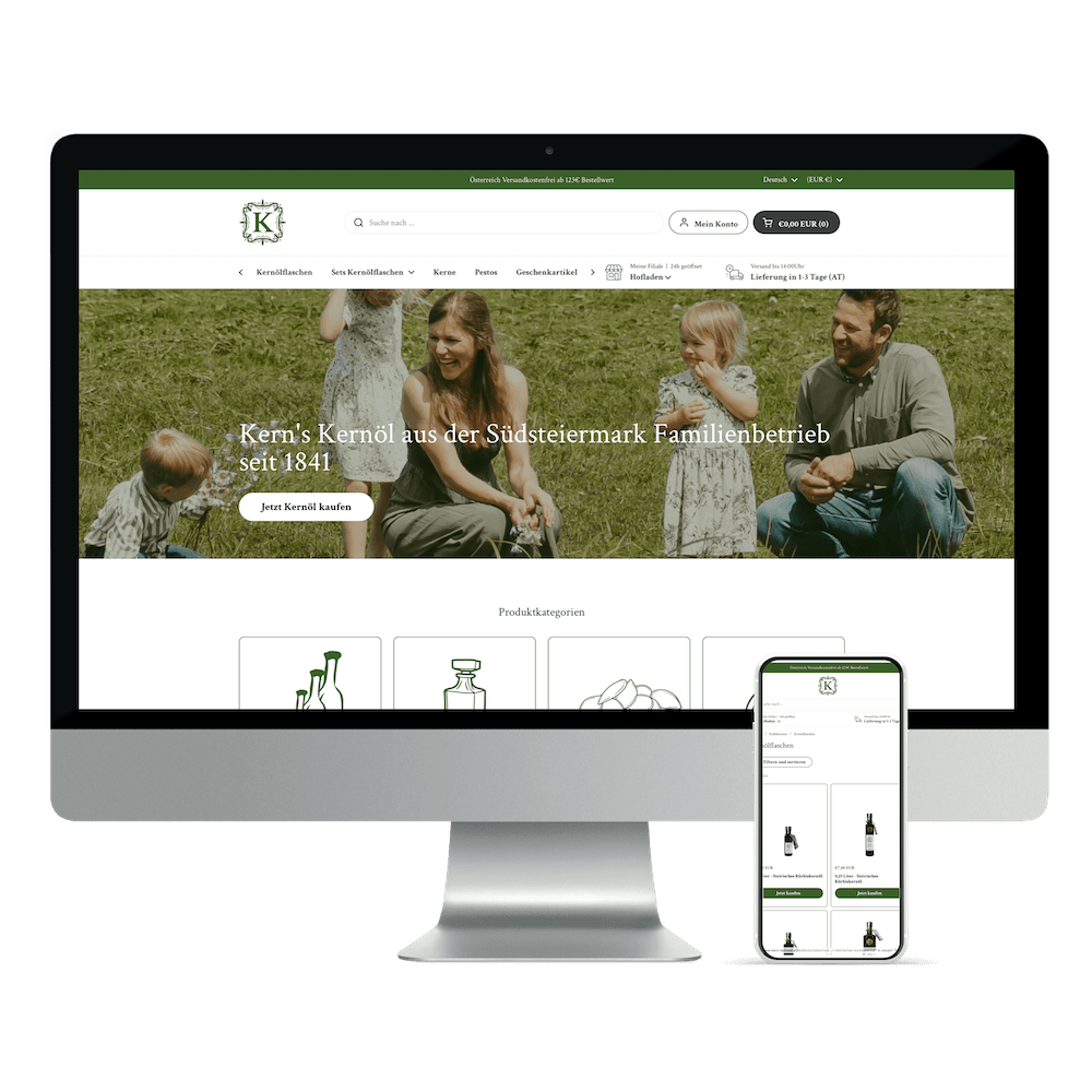 Kern Kernöl Onlineshop